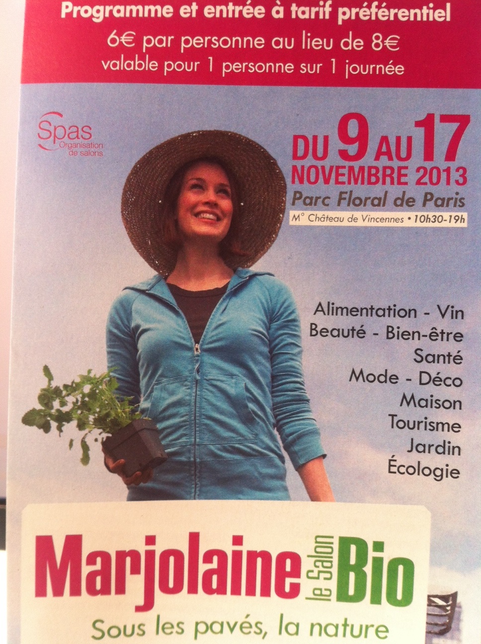 Salon Marjolaine – du 9 au 17 novembre