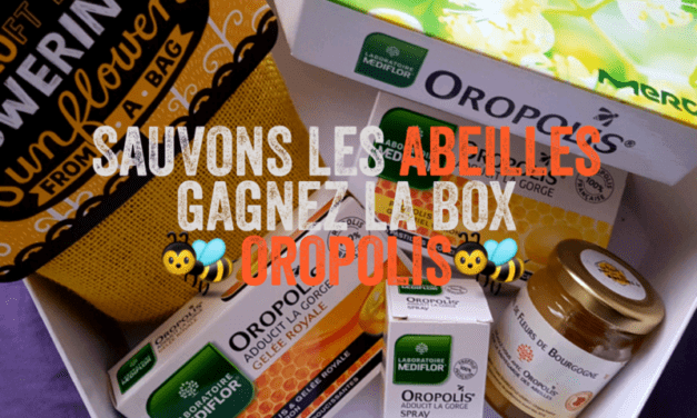 #Concours : Gagnez une box Oropolis : Le trésor des abeilles pour la gorge